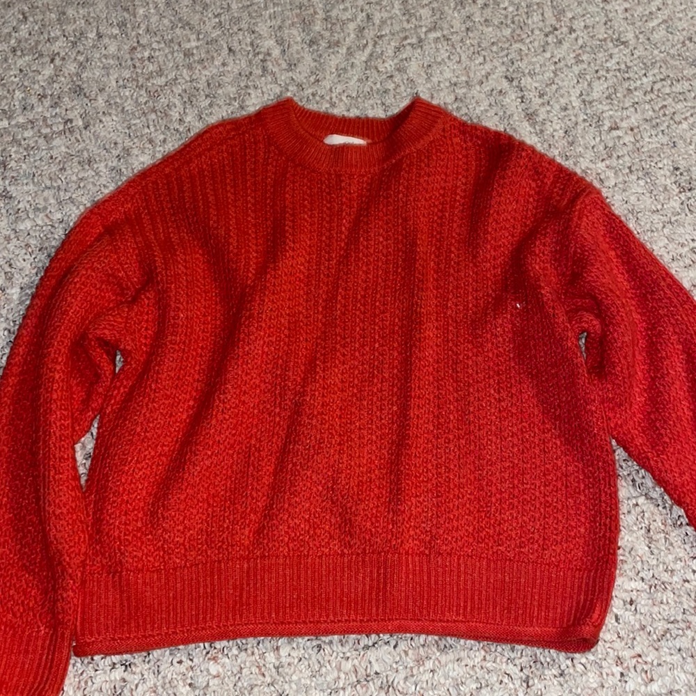 Red sweater